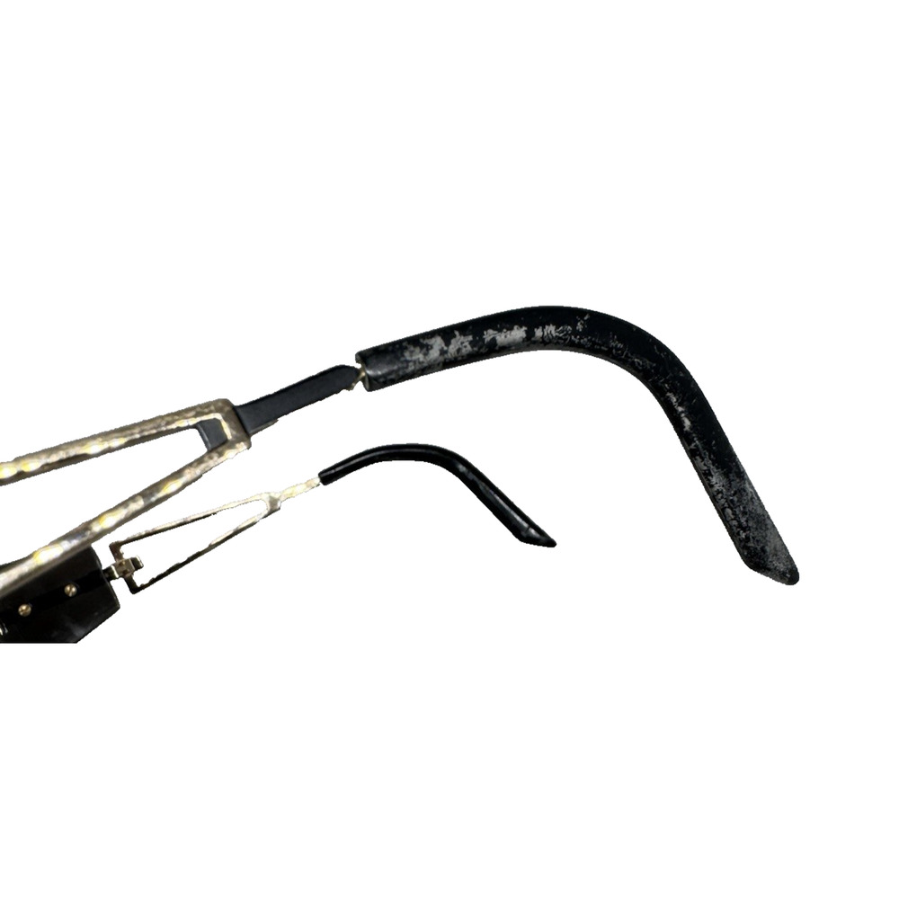 CAZAL VINTAGE BLACK GOLD SUNGLASSES EYEGLASSES FRAMES AUTHENTIC - Picture 4 of 5